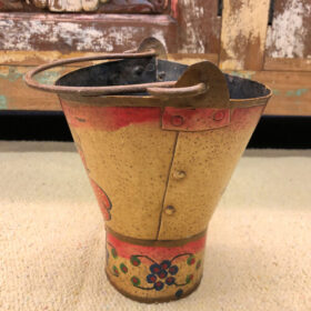 K78 2626 c indian accessory gift small hand painted pots left