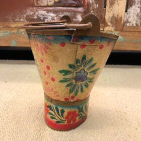 K78 2626 d indian accessory gift small hand painted pots left
