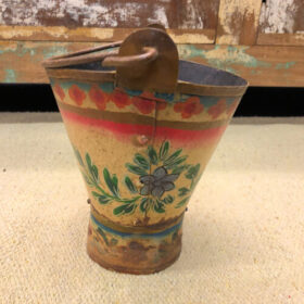 K78 2626 e indian accessory gift small hand painted pots left