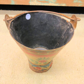 K78 2626 e indian accessory gift small hand painted pots inside