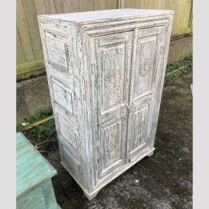 k77 2311 indian furniture midsize pale blue cabinet main
