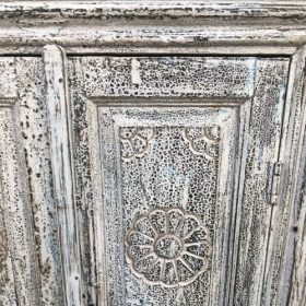 k77 2311 indian furniture midsize pale blue cabinet carved