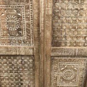 k78 2342 indian furniture carved mango wood cabinet details