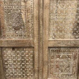 k78 2342 indian furniture carved mango wood cabinet close up