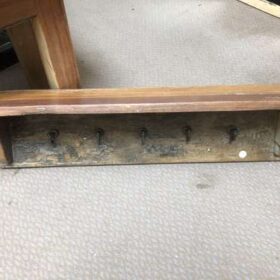 k78 2352 indian accessory reclaimed 5 hook panel shelf upright