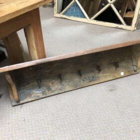 k78 2352 indian accessory reclaimed 5 hook panel shelf angled