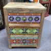 k78 2356 indian furniture hand painted drawers 3 colourful mango main