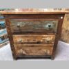 k78 2384 indian furniture petite chest of 3 drawers reclaimed main