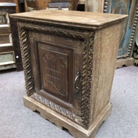 k78 2503 indian furniture carved door bedside cabinet table unit main