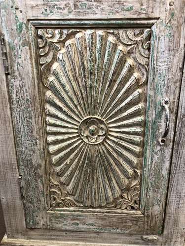 k78 2535 indian furniture carved door pale cabinet small carving