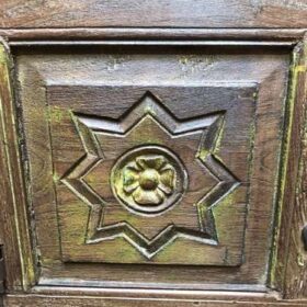 k78 2540 indian furniture carved edge bedside table cabinet details