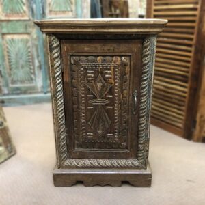 k78 2541 indian furniture carved front small cabinet main