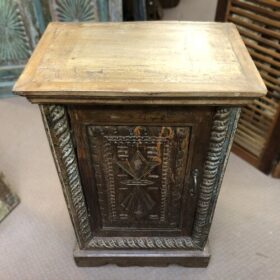 k78 2541 indian furniture carved front small cabinet top
