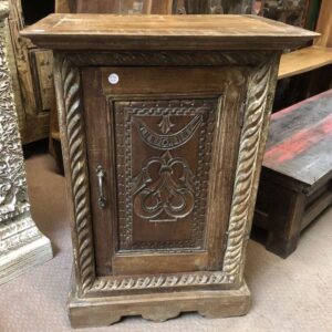 k78 2551 indian furniture carved edge small cabinet main