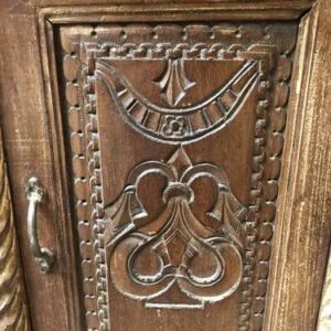 k78 2551 indian furniture carved edge small cabinet detailing
