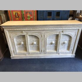 k78 2557 indian furniture large pale sideboard 4 door main