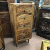 k78 2818 indian furniture slim tall sheesham 5 drawers main