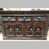 k78 2839 indian furniture darkwood sideboard carved print blocks main