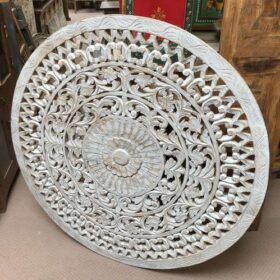 k78 vlg 102 indian furniture circular pale wall panel right