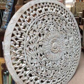 k78 vlg 102 indian furniture circular pale wall panel left