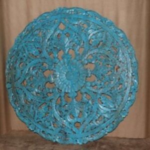 k78 vlg 105 indian circular blue wall panel carved factory