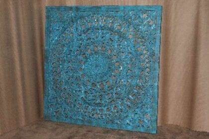 k78 vlg 106 indian furniture square blue wall panel factory 2