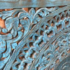 k78 vlg 106 indian furniture square blue wall panel details