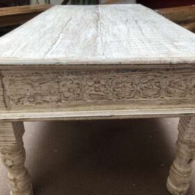 k78 2723 a indian furniture 4 sided carved edge table coffee edge