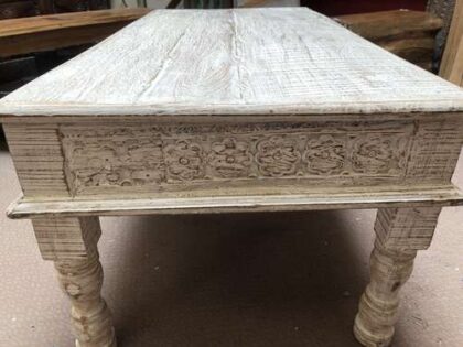k78 2723 a indian furniture 4 sided carved edge table coffee edge