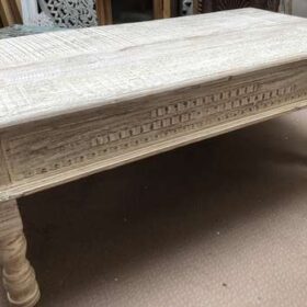 k78 2723 a indian furniture 4 sided carved edge table coffee left