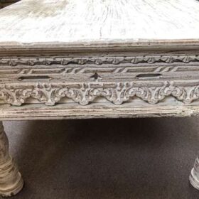 k78 2723 c indian furniture 4 sided carved edge table coffee carvings