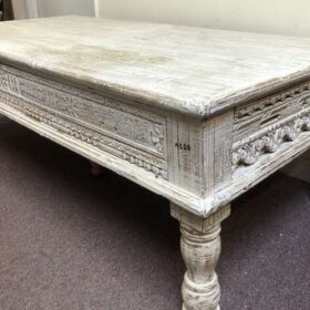 k78 2723 c indian furniture 4 sided carved edge table coffee edge