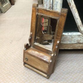 K79 2390 G indian furniture barber's storage mirror main