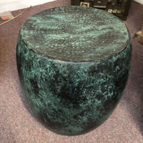 K79 2528 indian furniture hammered metal stool main