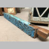K79 2853 indian furniture chunky carved panels blue main
