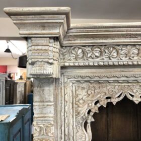 k79 2310 indian furniture slim white corbel bookcase carved tall corbel