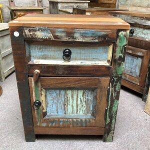 k79 2366 indian furniture reclaimed bedside cabinet standard front a