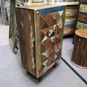 k79 2534 indian furniture chunky chest of drawers reclaimed left