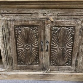 k79 2538 indian sideboard daisy door sideboard shelves cupboard close