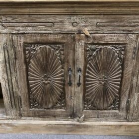 k79 2538 indian sideboard daisy door sideboard shelves cupboard close