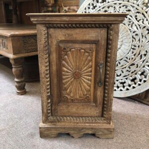 k79 2544 indian furniture small carved cabinet daisy main
