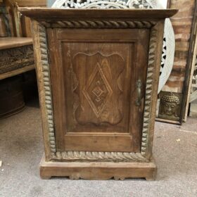 k79 2553 indian furniture small cabinet with carving front