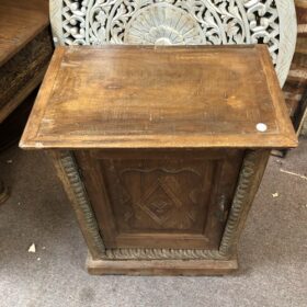 k79 2553 indian furniture small cabinet with carving top