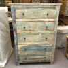 k79 2616 indian furniture pastel chest of drawers large shabby main