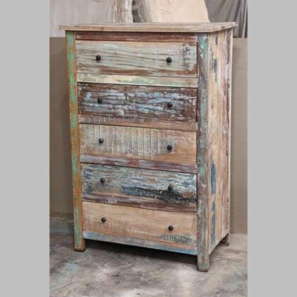 k79 2616 indian furniture pastel chest of drawers large shabby factory