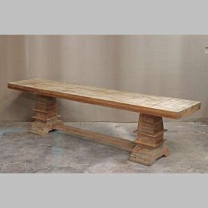k79 2691 indian furniture chunky wooden bench mango factory