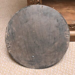 k79 2711 indian accessory metal round shell sign vintage back