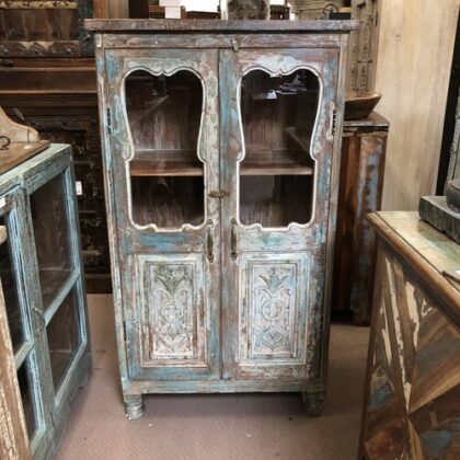 k79 2850 indian furniture pretty shabby cabinet midsize front