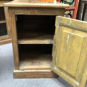 kh23 kh 115 gr indian furniture teak bedside cabinet table green open