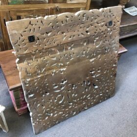 K79 2575 A indian accessory gift square carved light panel reverse